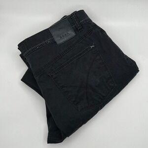 Brax Chino Pants Mens 35x32 Cooper Fancy Black‎ Excellent Stretch Office
